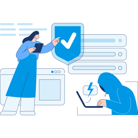 When a site shows potential risk or impersonation